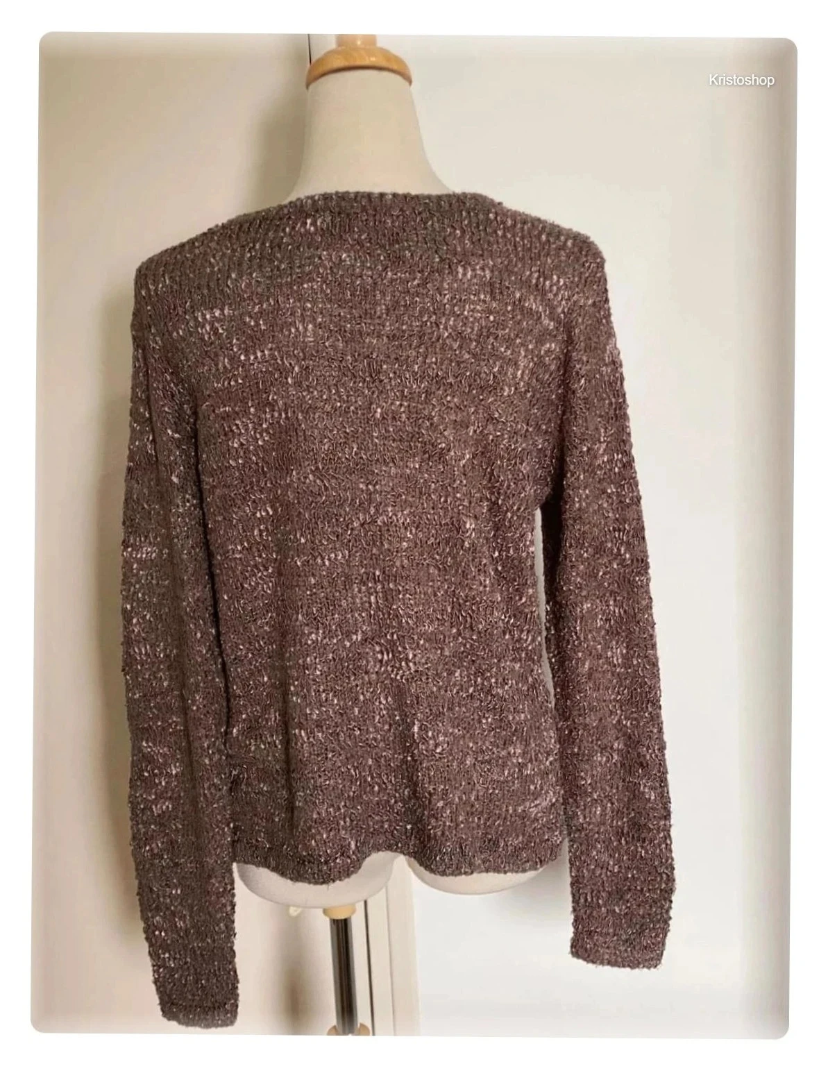 Jacqueline Riu vest marron lange mouwen Maat M – photo 5